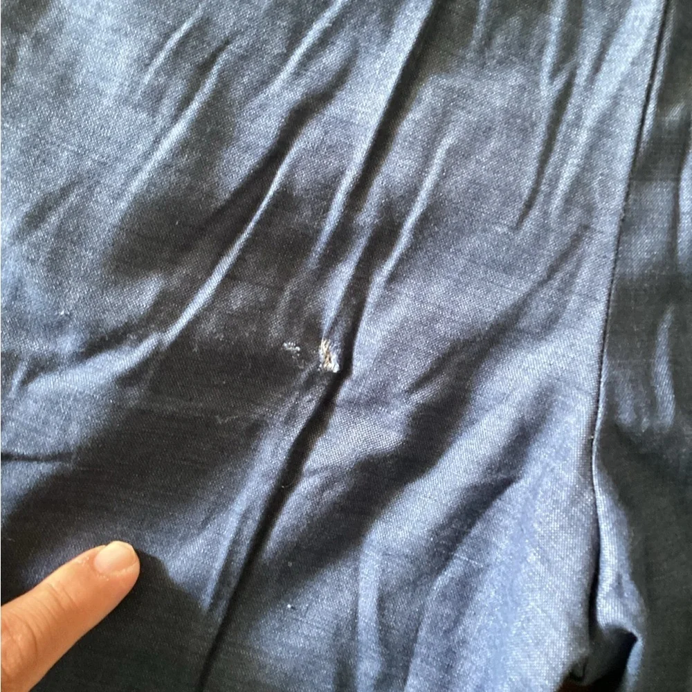 H&M Men’s Slim Fit Dress Pants - Navy Blue, Size 36R- USED - Picture 8 of 10
